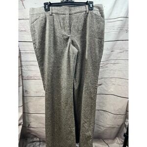 EXPRESS DESIGN STUDIO Women Editor Gray Speckled Wool Blend‎ Dress Pants Size 12